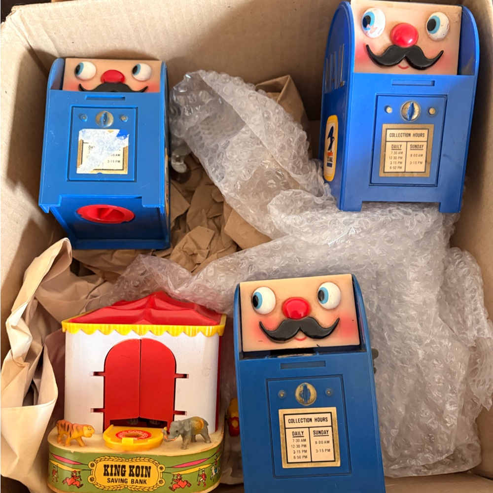 Vintage money banks